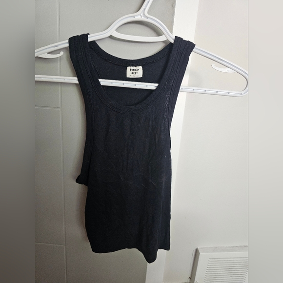 Aritzia ribbed cropped tanks - Picture 4 of 5